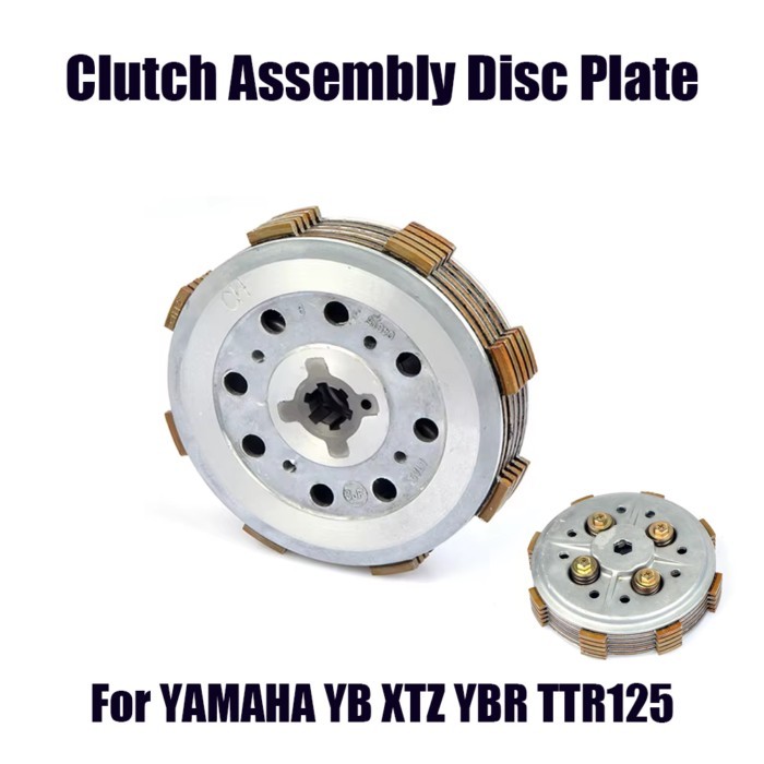 For YAMAHA YB125 XTZ125 YBR125 TTR125 YB XTZ YBR TTR 125  Motorcycle Engine Friction Plates Steel P