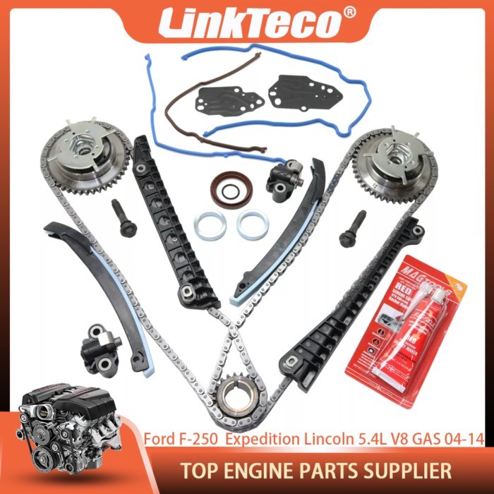 Timing Chain Kit VVT Gear For Ford Expedition F-150 F-250 F-350 Lincoln Navigator 5.4L V8 GAS SOHC