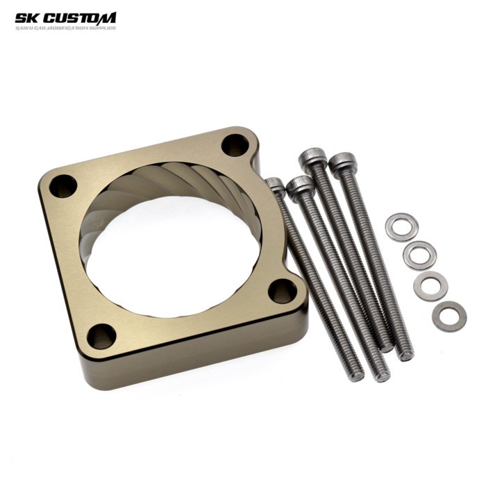 70mm Throttle Body Spacer For VW Golf Tiguan Scirocco MK4 MK5 Audi A3 2.0t Ea113 Intake Manifold Al