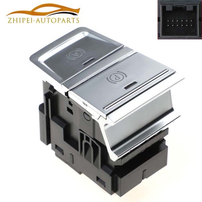 4K0927225B Electronic Auto Hand Brake Button Parking Brake Switch Car 4K0 927 225B 4K0 927 225 B Fo