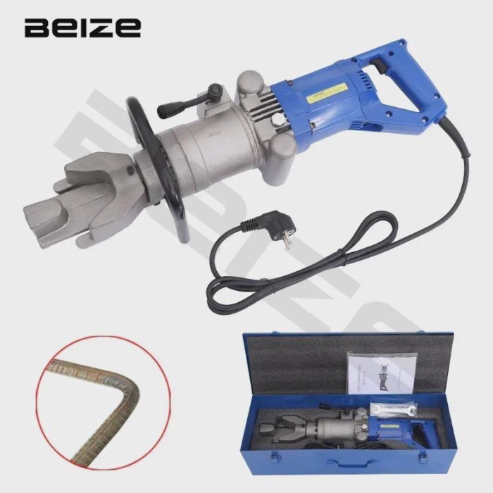 1200W Electric Hydraulic Rebar Bending Machine RB-16 Portable Steel Bar Bending Tool Range 4-16mm B