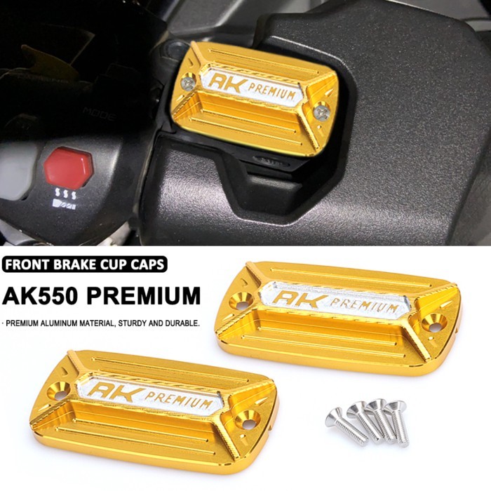 For Kymco ak550 AK550 Premium ak 550 AK 500 PREMIUM New Pair Motorcycle Front Brake Reservoir Fluid