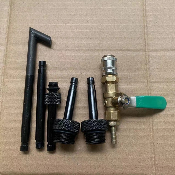 6PCS DSG 01J 09G CVT 722.9 Car Auto Transmission Fluid Oil Filling Filler Adapter Oil Filler Connec