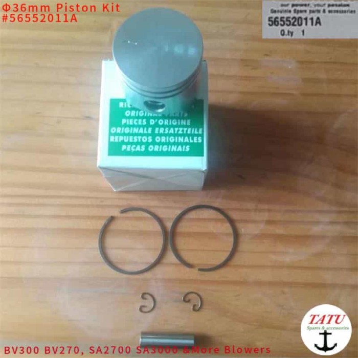 BV300 PISTON KIT 36MM OEM 56552011 FOR OLEO-MAC BV270 EFCO SA2700 SA3000 WP30 MP2700 MP3000 CYLINDE