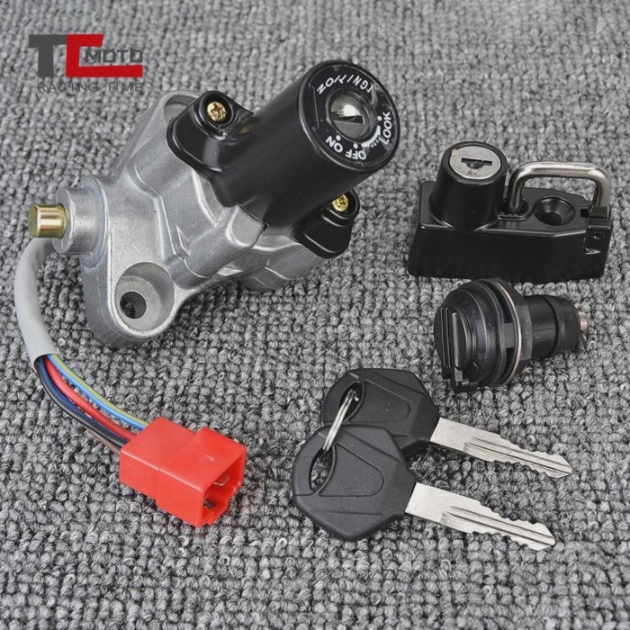 Ignition Switch Seat Lock Key Kit For Yamaha XVS125 XVS250 XVS400 XVS400C XVS650 XVS650A XVS1100A D