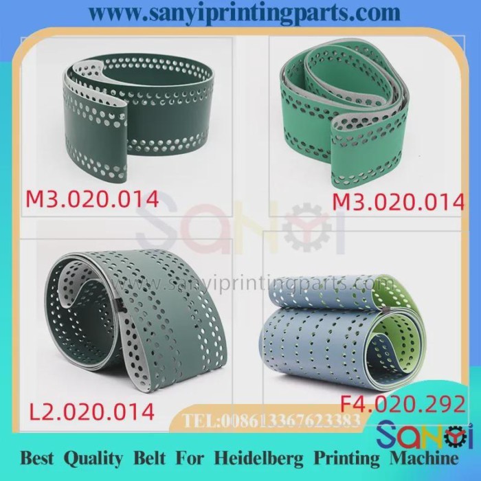 Best Quality M3.020.014 ; L2.020.014 ; F4.020.292 ; G2.020.009 Belt For Heidelberg Printing Machine