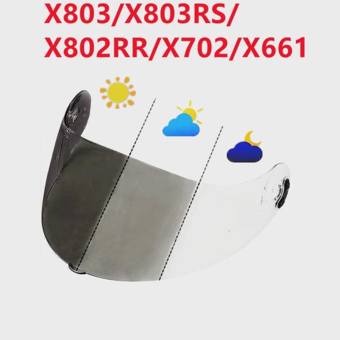 Photochromic Visor for NOLAN X-Lite X-803 X-802 X-702 X-661 X603 Helmet Glasses Screen Shield Winds