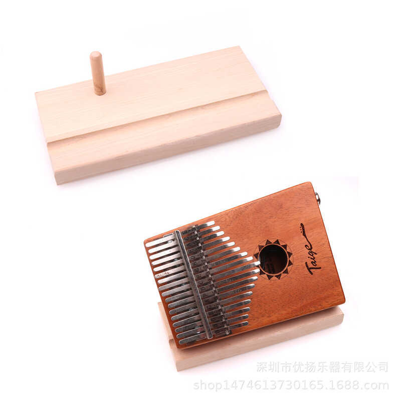 เครื่องดนตรีวงเล็บ Carlimba Bracket Ocarina Stand Thumb Piano Display Stand ขาตั้งรองรับขาตั้งไม้เนื