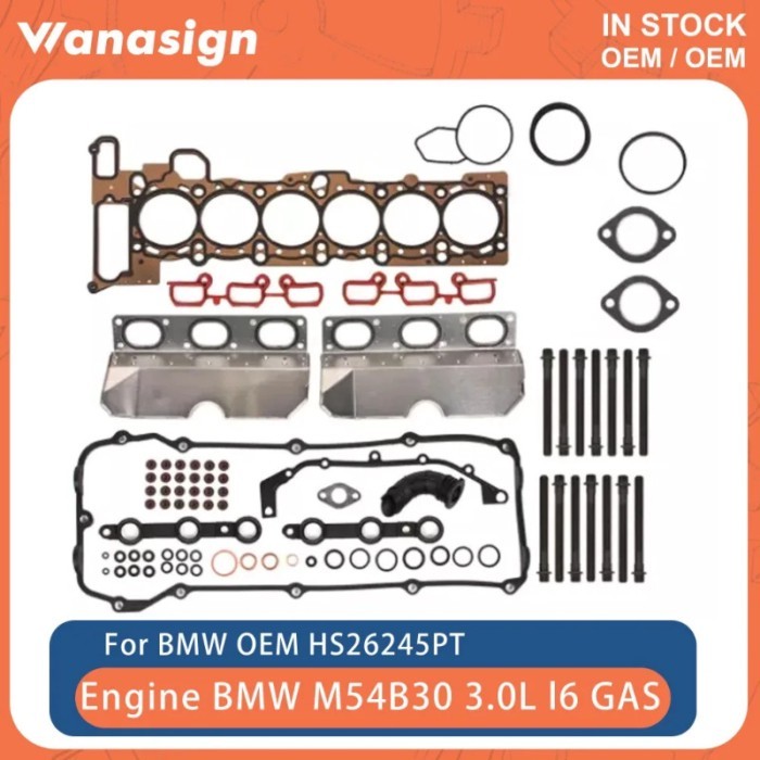 Engine Full Head Gasket Bolts Set Fit 2.5 3.0 L For BMW 325i 530i X3 X5 Z4 M54 M54B25 M54B30 2.5L 3