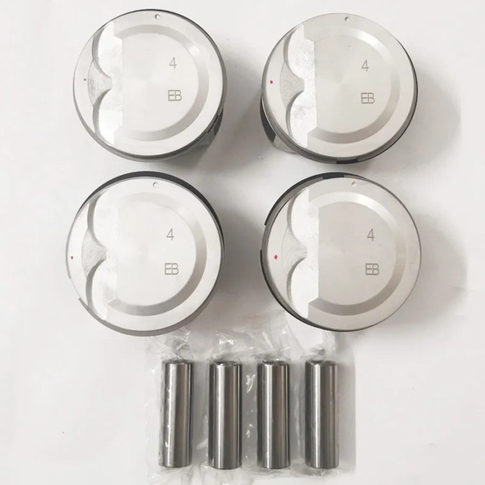 4 PCS 23041-2B101 230412B101 08-424800-30 Engine Piston for Hyundai Accent IV I20 I30 Kia Ceed Rio