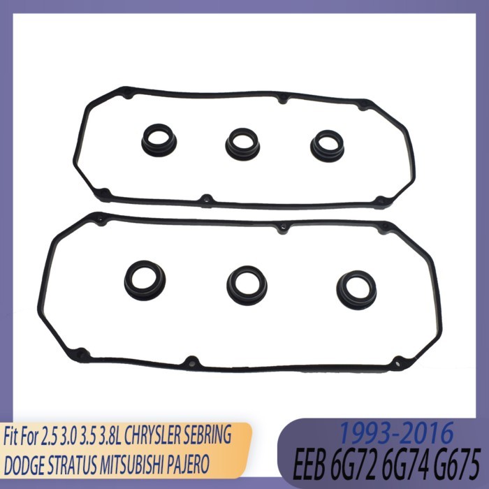 Engine Valve Cover Gasket Set Fit 2.5 3.0 3.5 3.8 L GAS EEB 6G72 6G74 6G75 For CHRYSLER SEBRING DOD