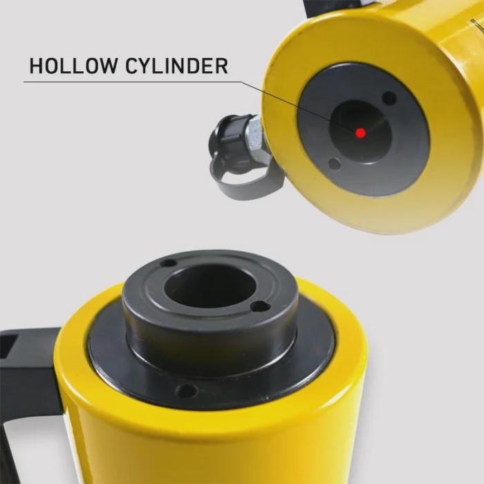 RCH-60100 60 Ton Hydraulic Jack Hollow Jack Hydraulic Jack Hollow Ram Hydraulic Plunger Cylinder