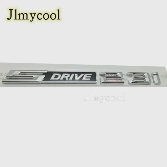 SDRIVE23i SDRIVE Letter Fender EMBLEM BADGE for Z4 E89 2.3i 23i 20i S DRIVE For BMW SDrive23i SDRIV