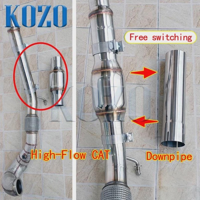 Turbo Downpipe  for VW GOLF GTI MK7 MK7.5 13-19  EA888 2.0T Engine