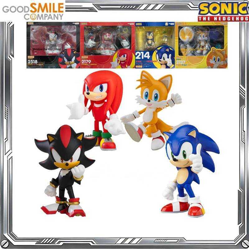 Good Smile Genuine Nendoroid Sonic the Hedgehog AnimeTails Sonic Shadow The Hedgehog Nuckles Action