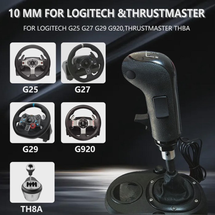 USB Gearshift Knob High Low Gear Simulator Shifter For Logitech G923 G29 G27 G25 TH8A for ETS2&ATS