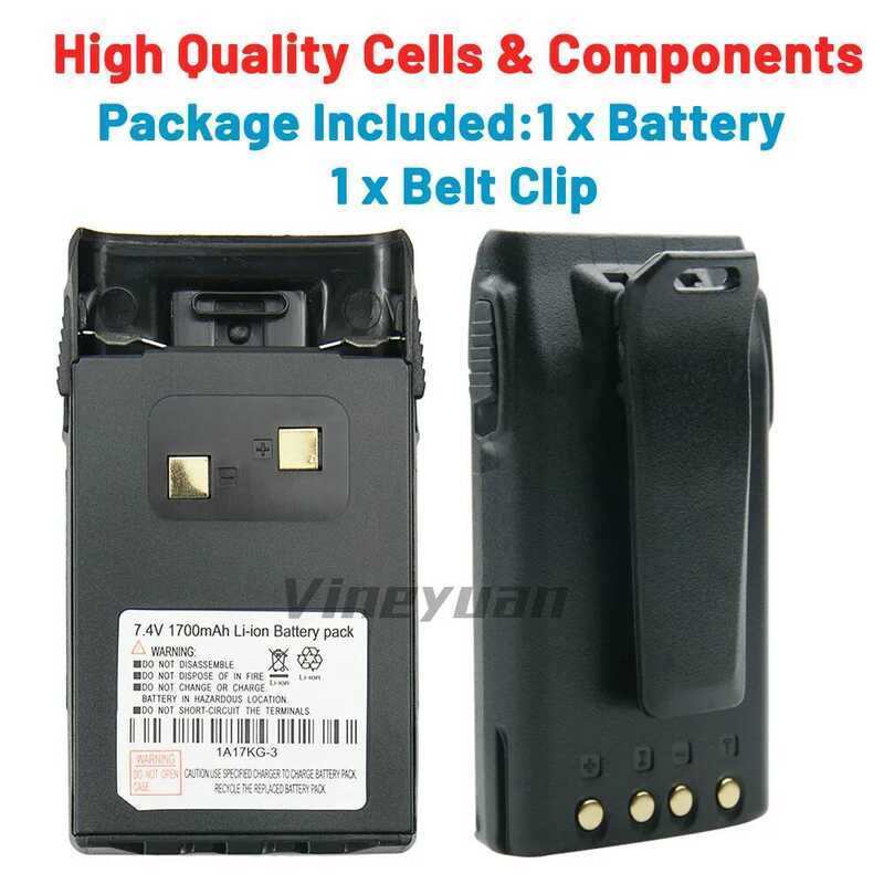 ▥ 7.4V 1700Mah 1A17kg-3ชาร์จ Li-Ion แบตเตอรี่สำหรับ Wouxun Kg-Uvd1p Kg-Uv6d Kg-659 Kg-699 Kg-68