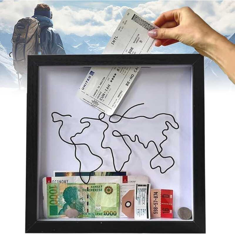 Ticket Stub Storage Photo Frame Concert Ticket Ticket Money Deposit Display AdventureArchiveBox