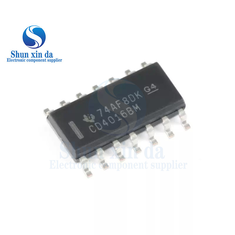 10PCS CD4016BM CD4016 CD4016BM96 CD4016BMG4 SOP-14 สวิตช์อะนาล็อก ICs CMOS Quad สวิตช์ทวิภาคี IC ชิป