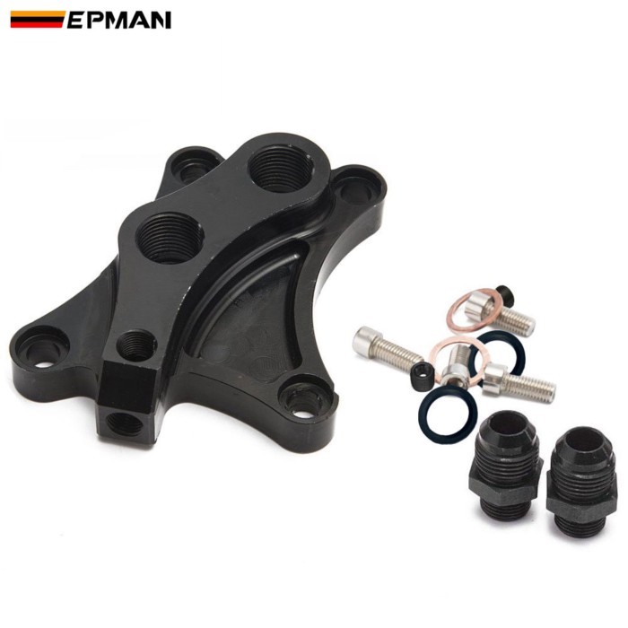 Oil Block Adapter For Nissan SR20DET S13 S14 S15 SR20DET Oil sandwich adapter EPOL05NI
