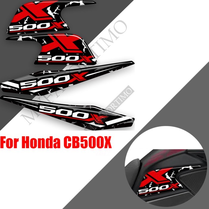 For Honda CB500X moto Fuel Tank Pad Sticker Motorcycle Tank Protector Decals Waterproof moto Access