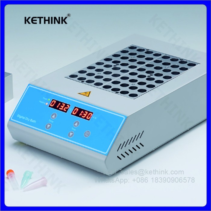 Lab Dry Bath Incubator KT-DH100-4 Portable Electric Lab Dry Bath Heating Blocks 4 Blocks