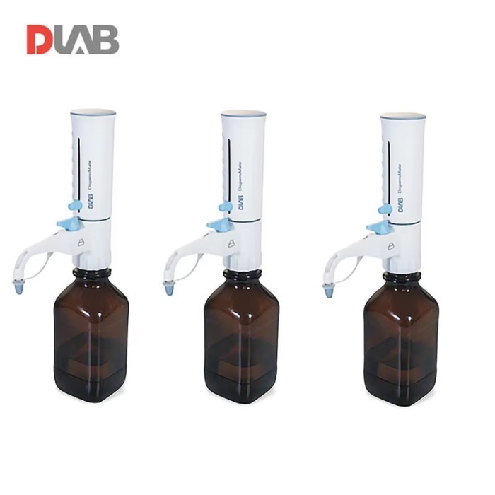 Bottle Top Dispenser DispensMate DLab StepMate Stepper Without Brown reagent bottle Dragon Lab Bran