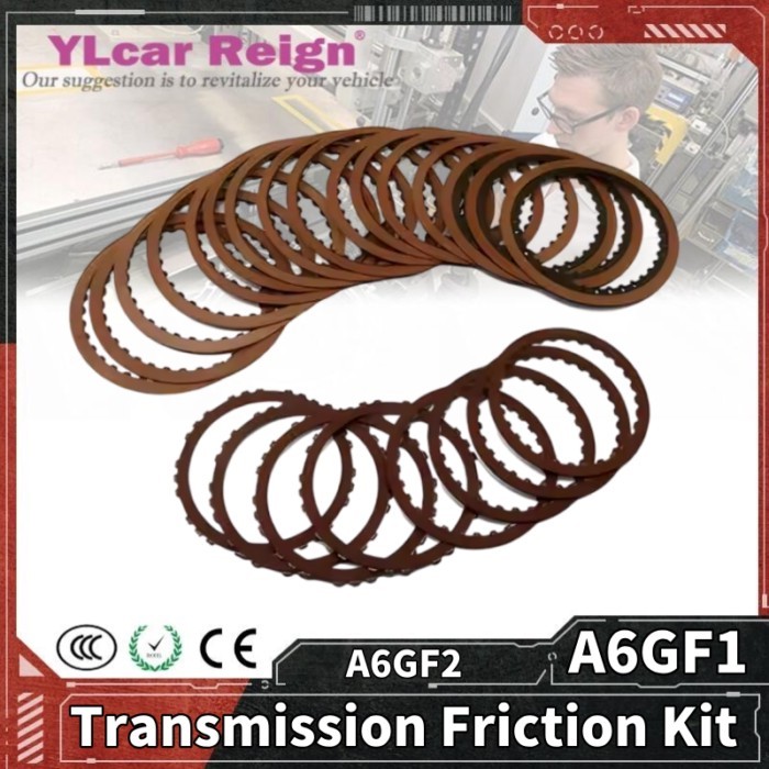 A6GF1 A6GF2 Automatic Transmission Rebuild Repair Friction Clutch Discs Kit For Hyundai Kia Car Acc