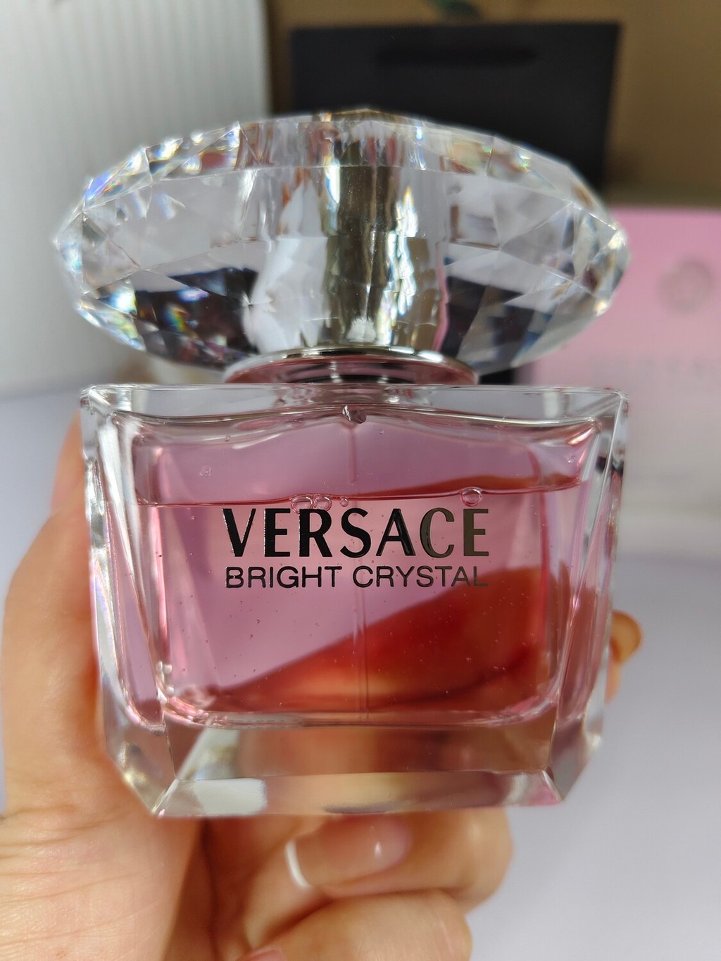 [Shopee Special Selection] ดูภาพโรงงาน Real Shot คุณภาพ Mingtong 70 ลดเชียร์ เพชรสีชมพู 90ML น้ําหอม