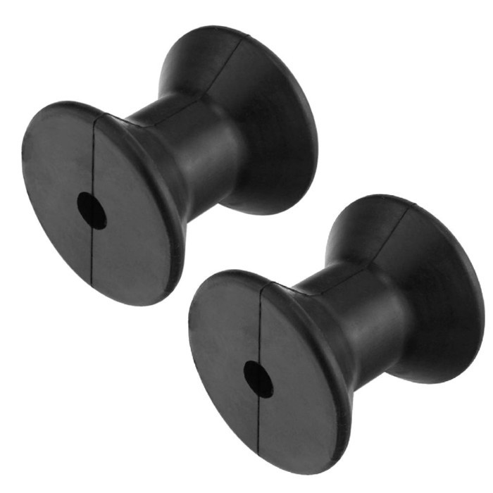 1/2PCS Boat Rubber Bow Roller 2/3Inch Marine Boat Trailer Roller for Marine boat yacht Trailer Acce