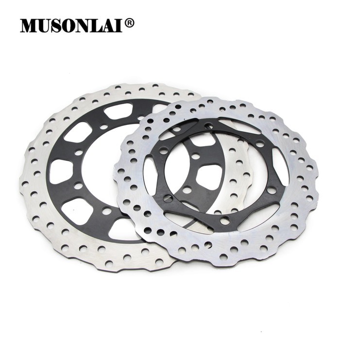 280mm 242mm Motorcycle Brake Rotor Front Rear Disc Brake Set For Kawasaki KL650 KLR650 KL KLR 650 2