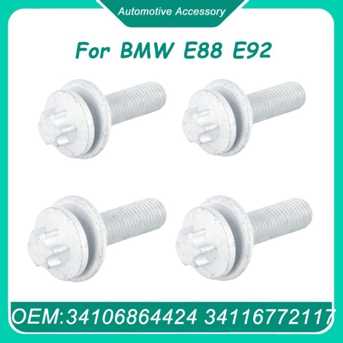 34106864424 34116772117 4Pcs Brake Caliper Mounting Bolt for BMW E88 E92 E90 F22 MINI Cooper S B48