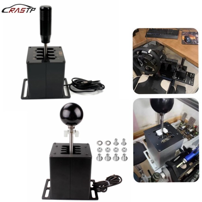 PC Racing Game Simulator Hand Gear Shifter Simulation Transmission Compatible With Logitech G27G29