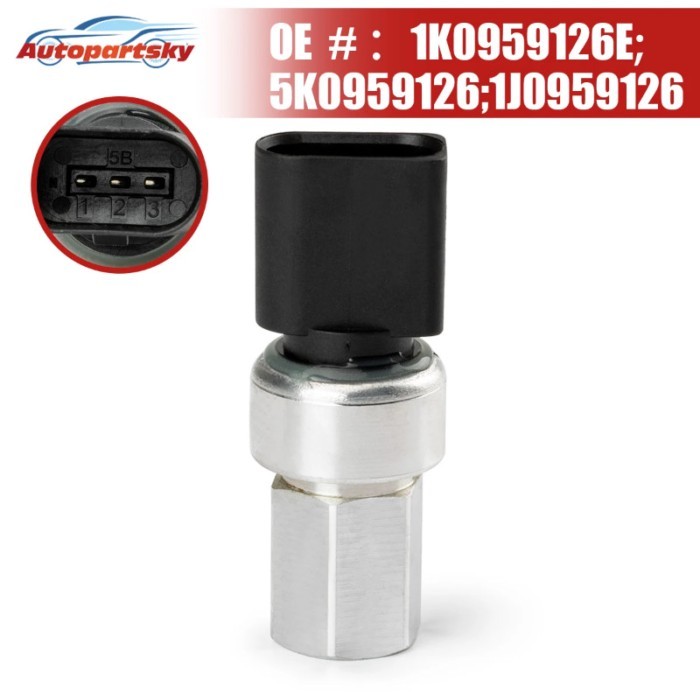 1K0959126E 5K0959126 1J0959126 A/C Pressure Switch For Seat For Skoda For Audi Q7 For VW Touareg Pa