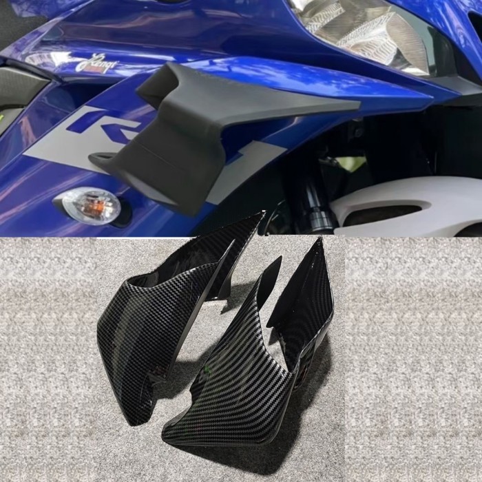 Motorcycle Aerodynamic Winglets for YAMAHA YZF-R3 YZF-R25 2019-2024 Fixed Wind Wing YZF R3 R25 Wind