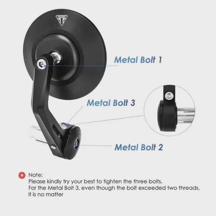 Suitable for Trident660 2021 Modified Motorcycle Handlebar Mirror TRIDENT660 Trident 660，Accesorios