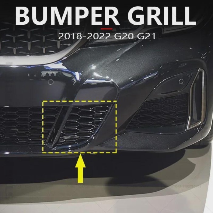 for 2018-2022 G20 G21 BMW 330e 330eX 330i 330iX M340i M340iX Front Bumper Lower Grill Cover 5111807