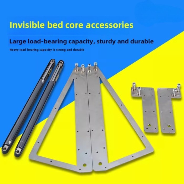 Home DIY Murphy Wall Bed Mechanism Hydraulic Hinge Hidden Bed Hardware Kit Fold Down Bed for 0.9-2m