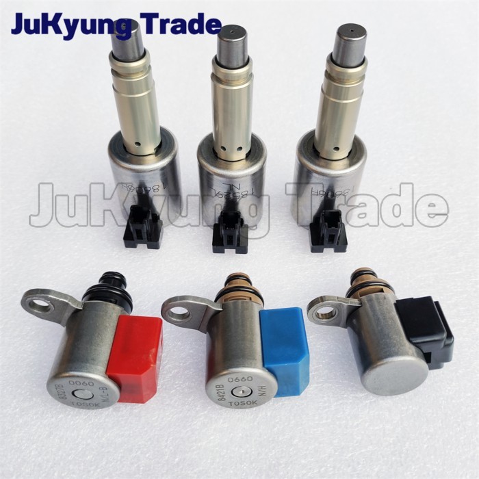 Original Factory JF414 JF414E Solenoid Kit for Nissan Versa Almera 2013-2015 4-Speed AWD Transmissi