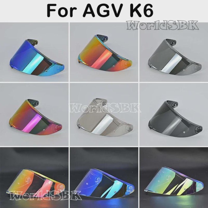 Helmet Visor For AGV Motorcycle Helmets Night Vision Visor Lens Case For AGV K6 Helmet Lens Windshi