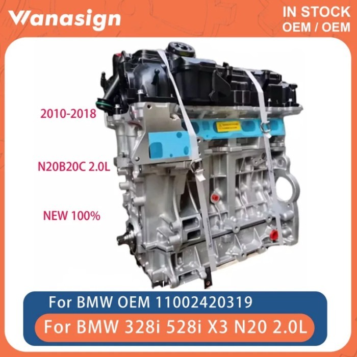 Engine Assembly Long Cylinder Block Fit 2.0 L For BMW 328i 528i X3 N20 N20B20C 2.0L l4 GAS 2010-201
