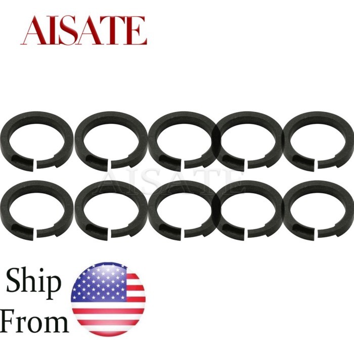 10pcs Air Compressor Kit Cylinder Piston Rings For Benz W211 W220 Audi A6 C5 C6 Q7 A8 VW Touarge Po
