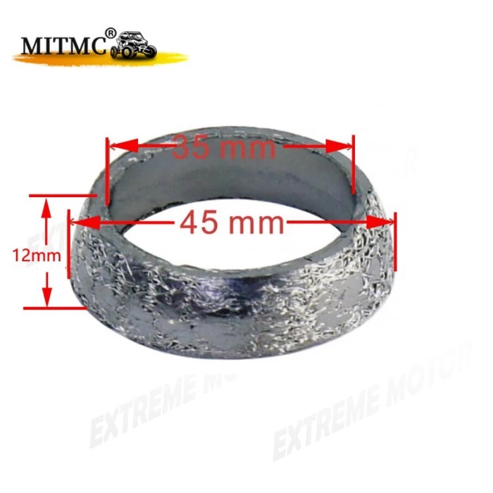 Exhaust Gasket Seal Muffler Collar for CF 500 X5 500S 520 550 X5H.O. 600 X6 625 Goes 520 525 625i 9