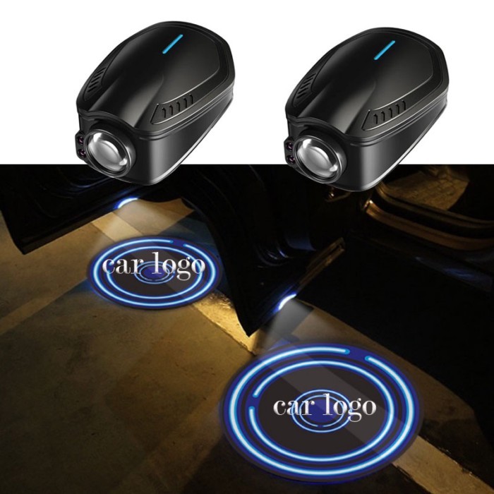 customizable Led Car Logo Projector Light Welcome Door Lights Rechargeable Wireless Logo Ghost Shad