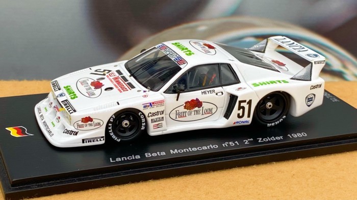 [สต๊อกพร้อมใหม่เอี่ยม] SPARK Blue Flag Ya 1: 43 Monte Carlo BETA LANCIA #51 SG020  