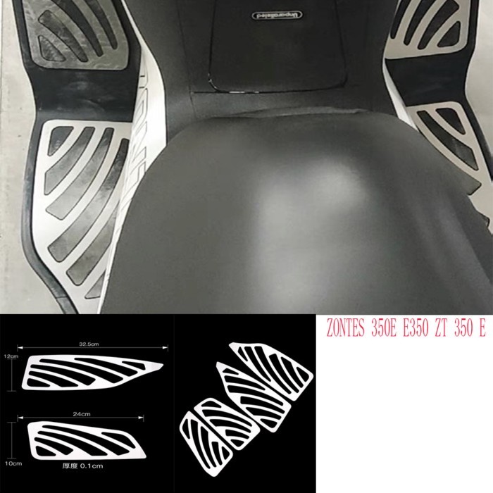 Fot Zontes E350 Foot Peg Rest Pedal Footrest Front Rear Foot Pedal For ZONTES 350E E350 350 E ZT350