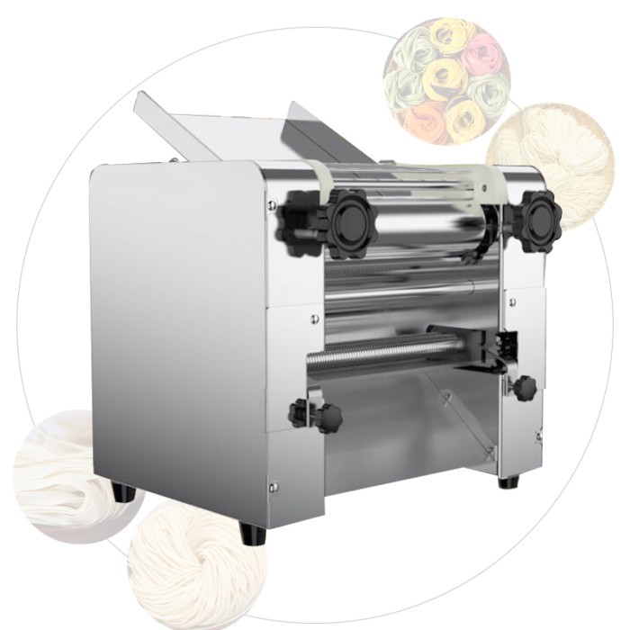 Noodle Maker Machine Electric Dough Roller Sheeter Steel Noodle Dumpling Pasta Maker  Machine