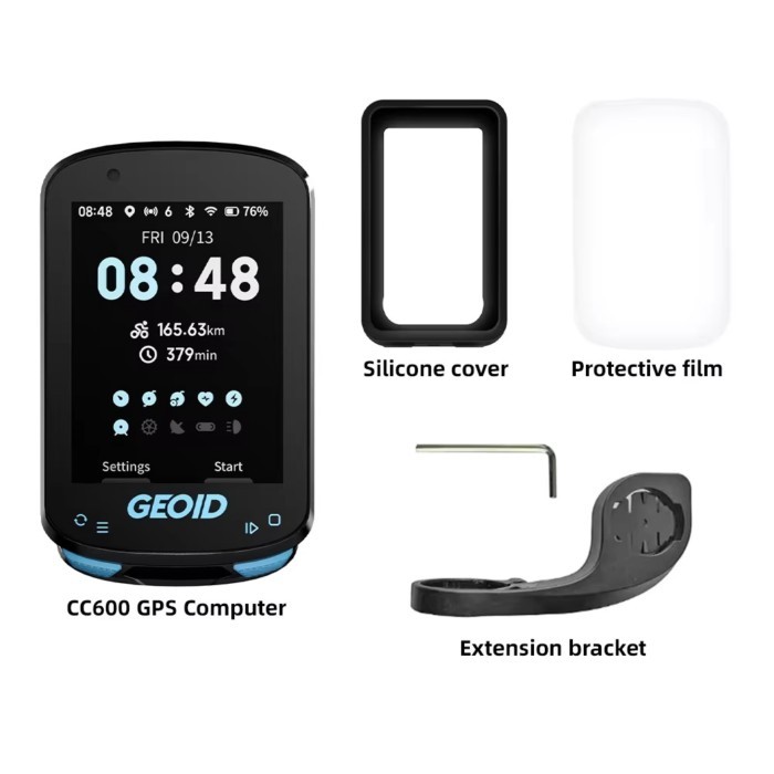 GEOID CC600 Color Screen Bike Computer Smart Navigation GPS Wireless Bicycle Speedometer WIFI ANT+