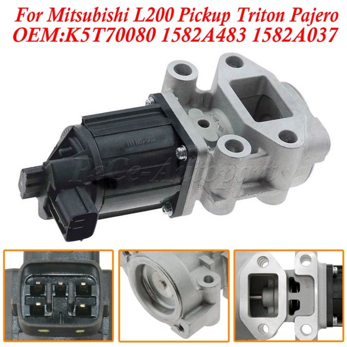 K5T70080 1582A483 1582A037 1582A038 For MITSUBISHI L200 Pickup Triton Pajero EGR Exhaust Gas Ricirc