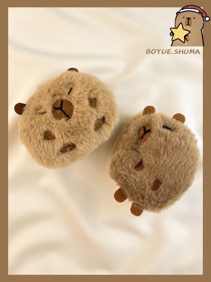 < จัดส่งทันที * สามมิติตุ๊กตาน่ารัก Capybara Capybara airpods เคสป้องกัน airpod3aipods2 เคสหูฟัง 1st